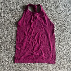 All in motion pink athletic tank top